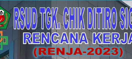 RENCANA KERJA ( RENJA ) RSUD TGK. CHIK DITIRO SIGLI TAHUN 2023